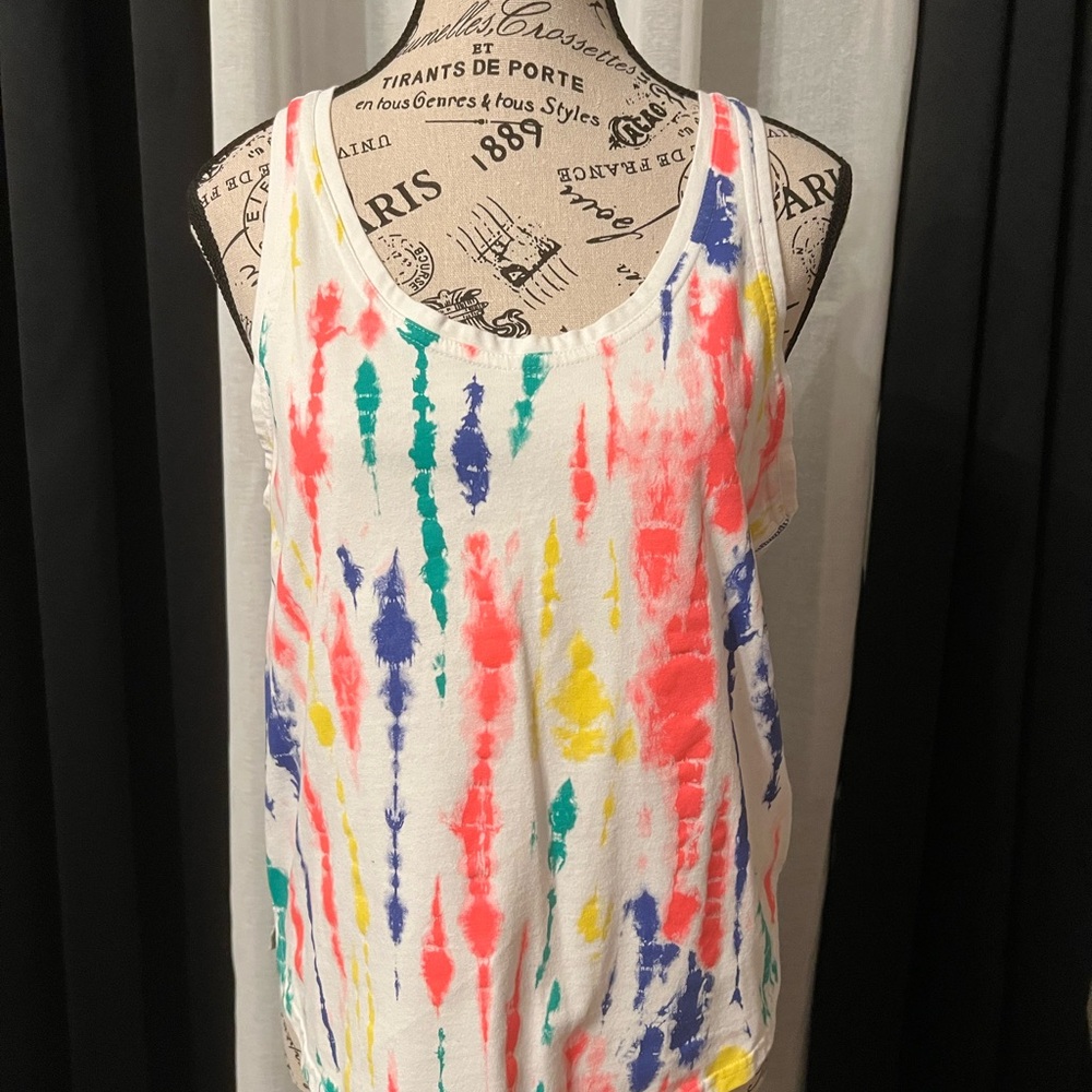 Adidas by Stella Sport Colorful Tie-Dye Women's Tank Top